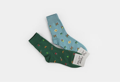 Patterned Novelty Men's Crew Socks