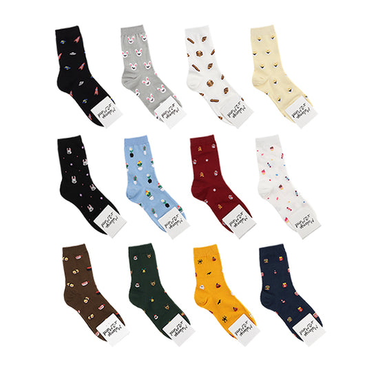 Patterned Novelty Women's Crew Socks