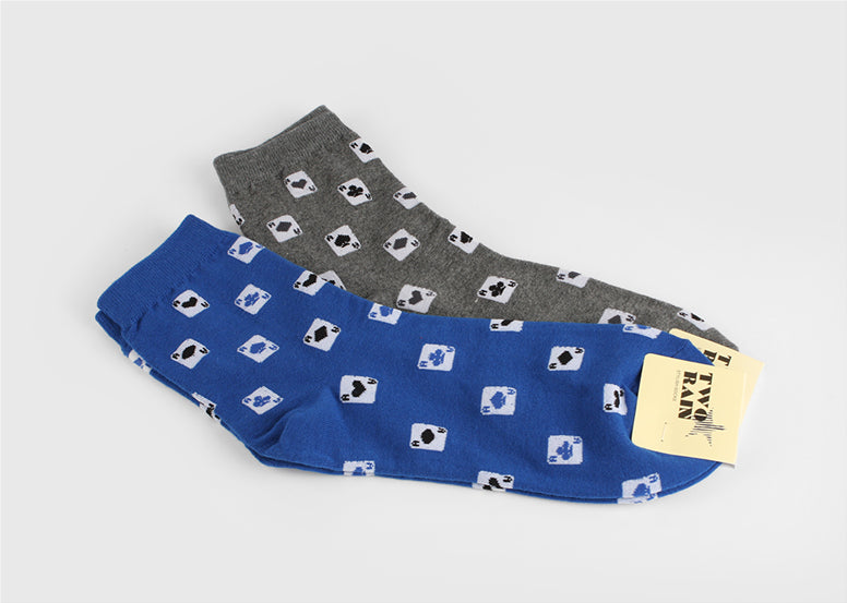 Trump Men's Crew Socks (Mustard, Red, Blue, Grey)